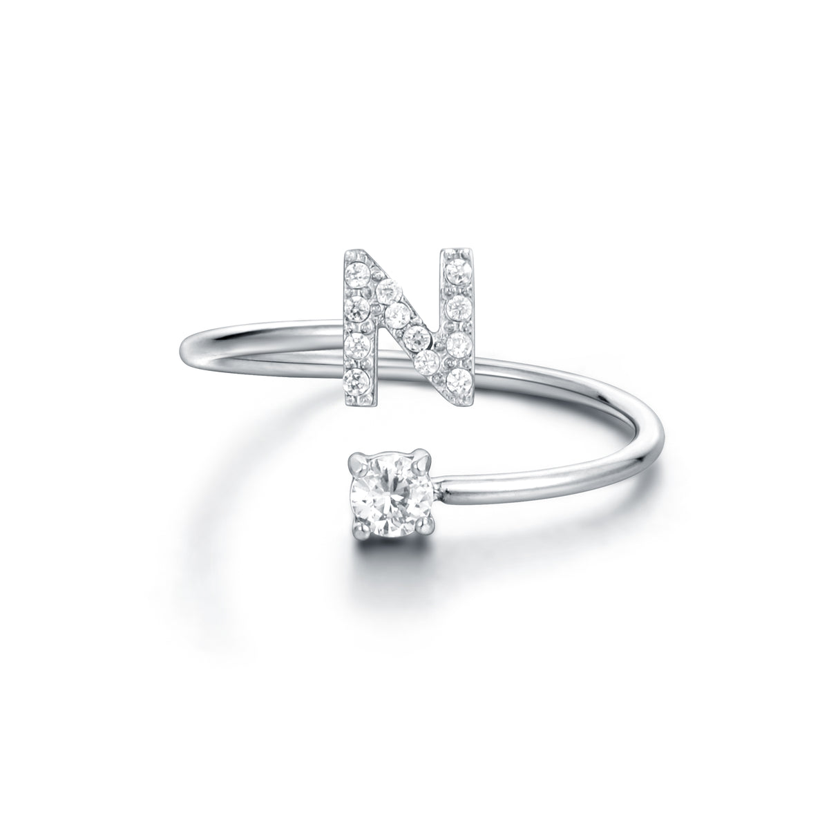 Personal Cristalli – Anello lettera con cristalli