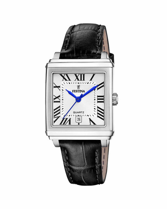 On the Square – Orologio da donna con cinturino in pelle