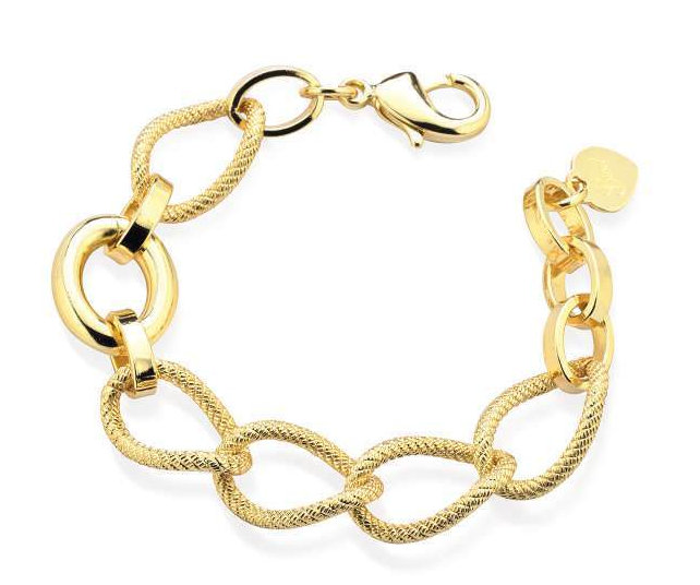 LAB – Bracciale a maglie ovali dorate