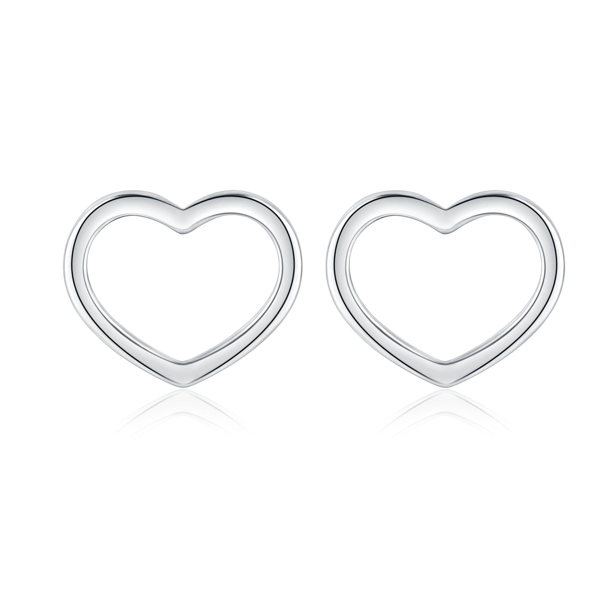 Pure Love – Orecchini cuore grande vuoto
