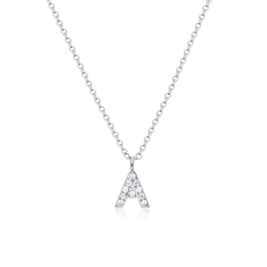 Personal Cristalli – Collana lettera con cristalli