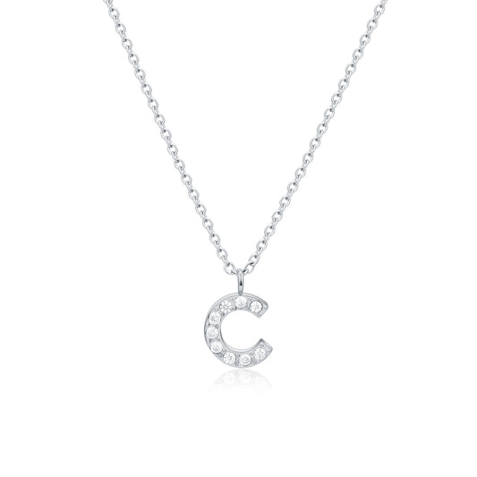 Personal Cristalli – Collana lettera con cristalli