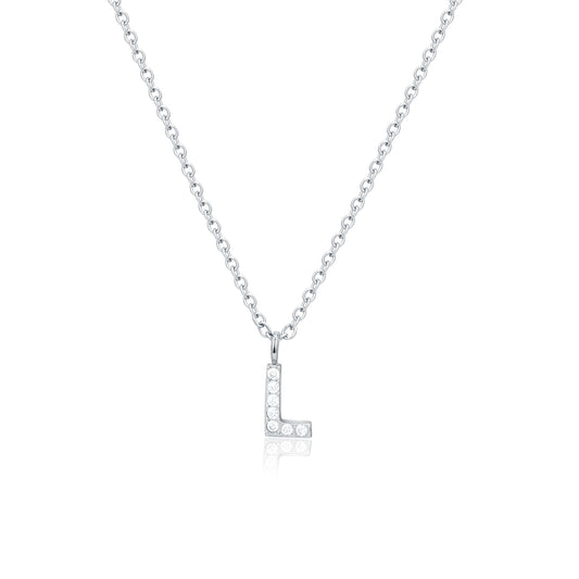 Personal Cristalli – Collana lettera con cristalli