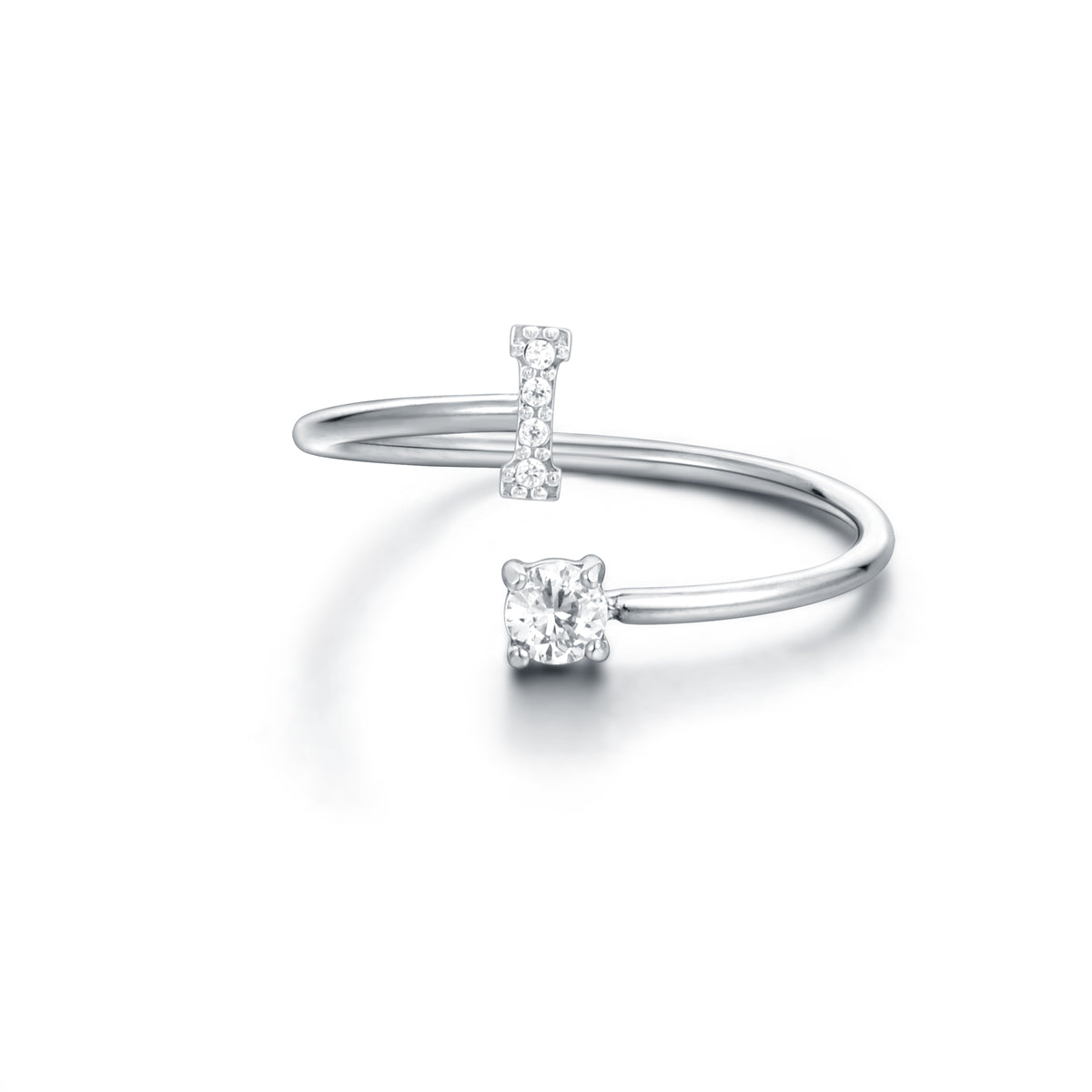 Personal Cristalli – Anello lettera con cristalli