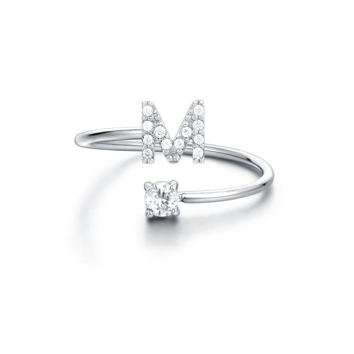 Personal Cristalli – Anello lettera con cristalli