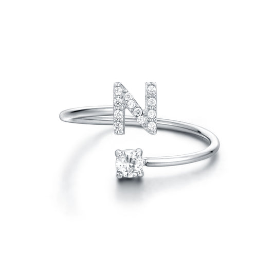 Personal Cristalli – Anello lettera con cristalli