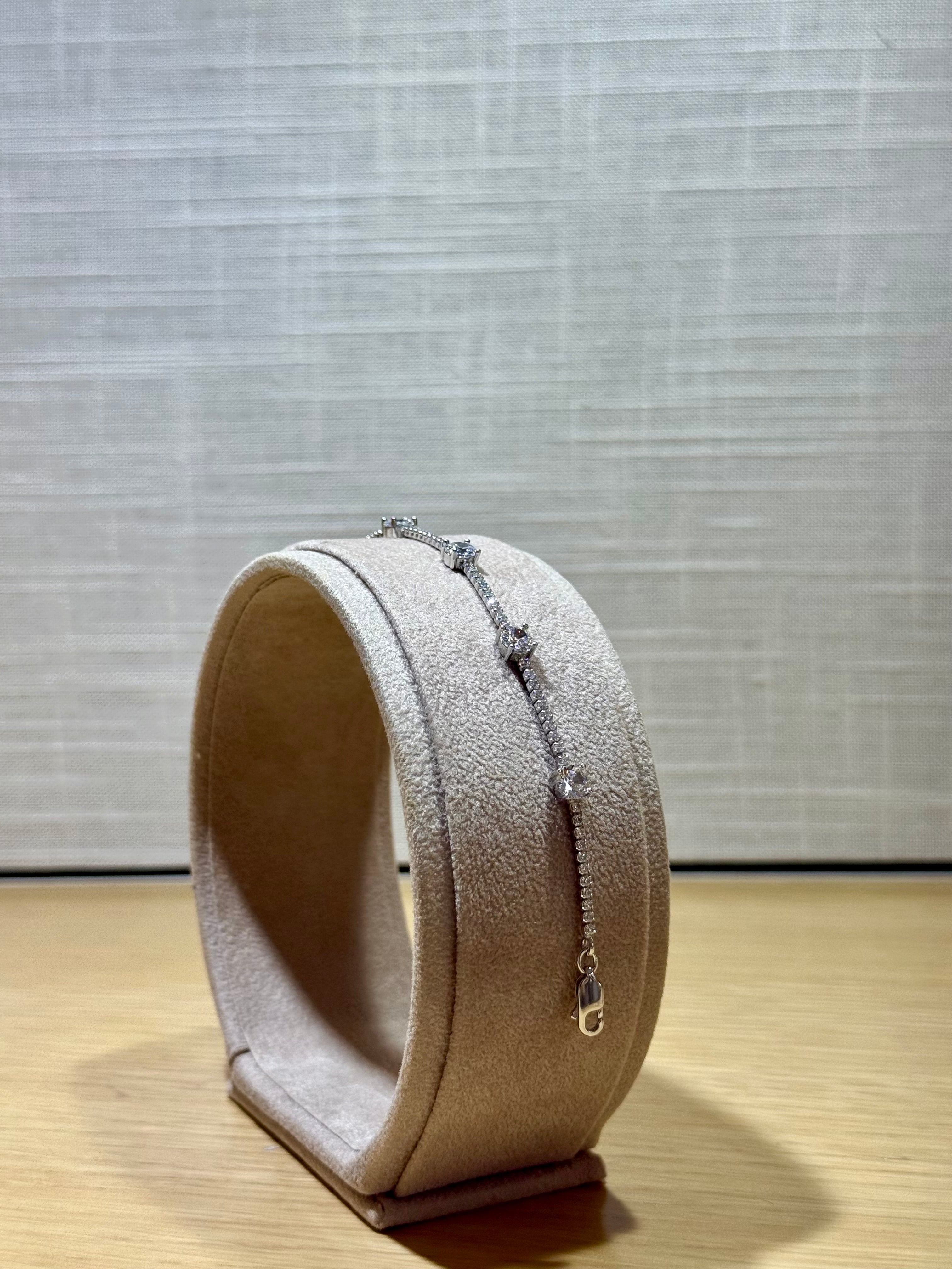 Bracciale con Brillantini in Argento