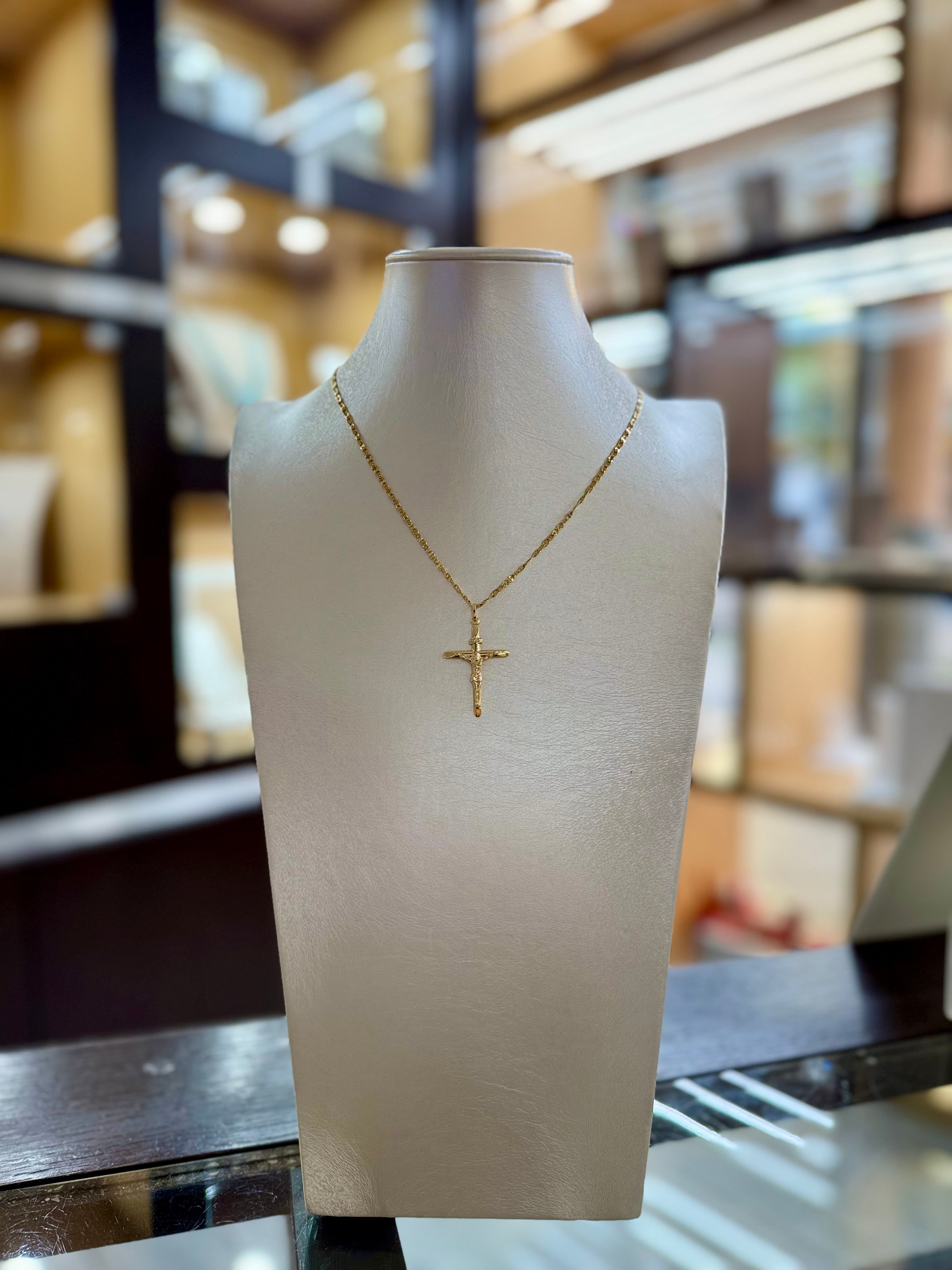 Collana Croce in Oro 18kt