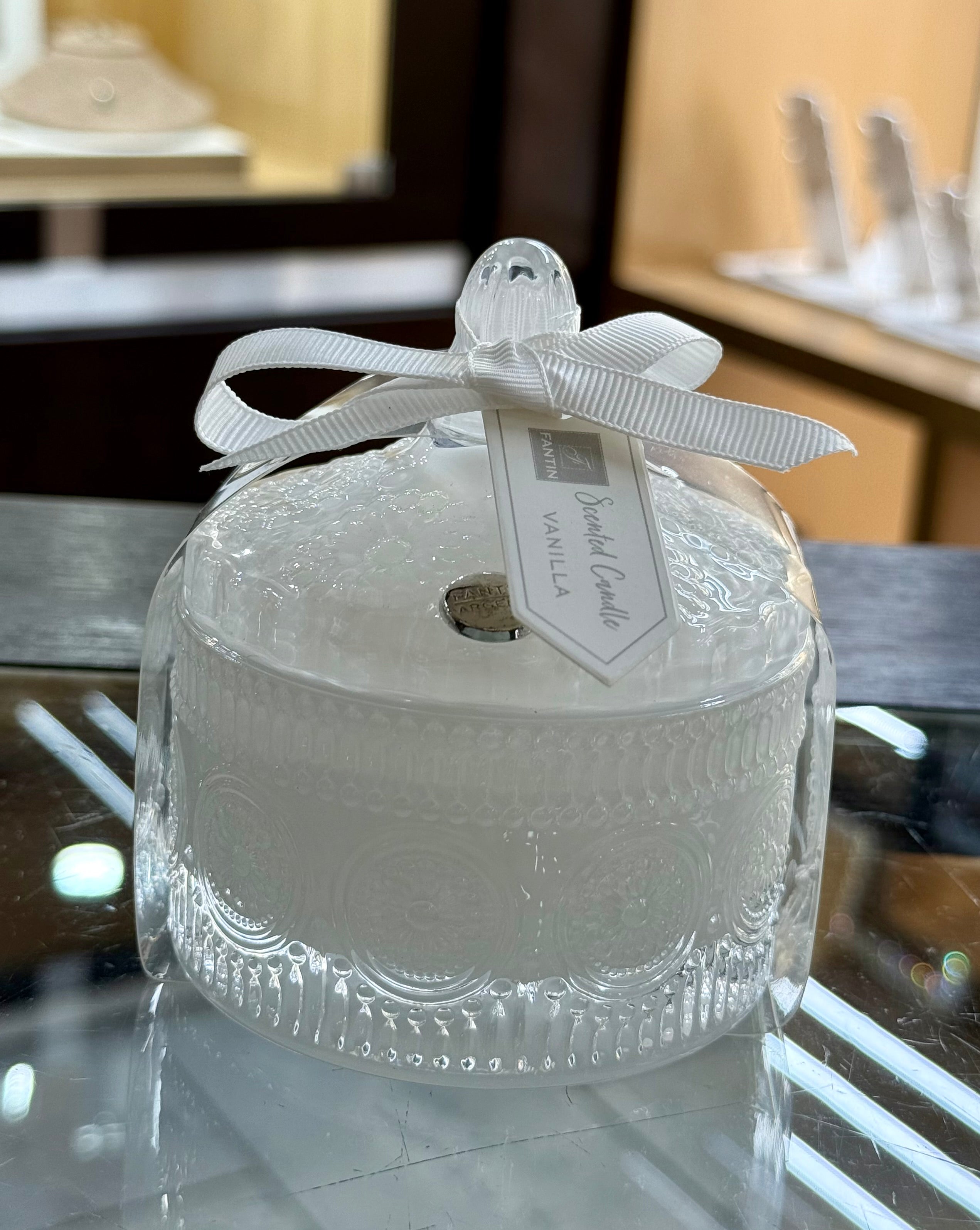 Candela Vaniglia in Bianco (piccola)