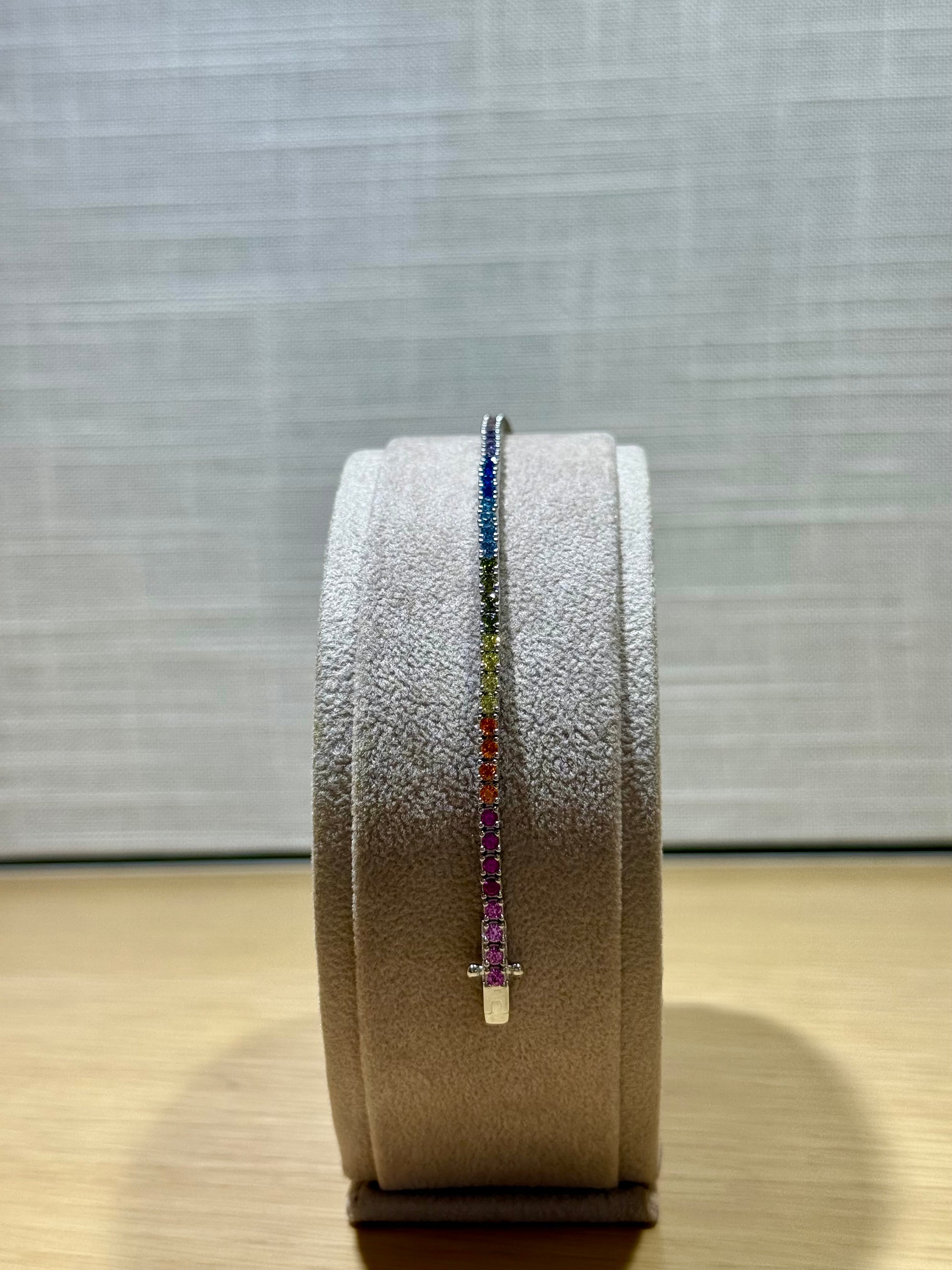 Tennis Arcobaleno in Argento