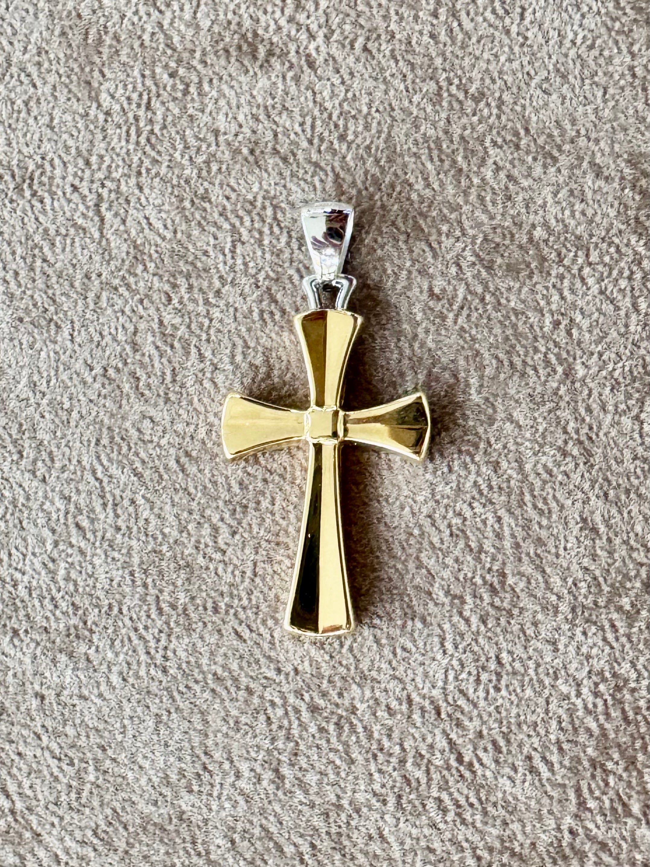 Collana con Croce in Oro 18kt