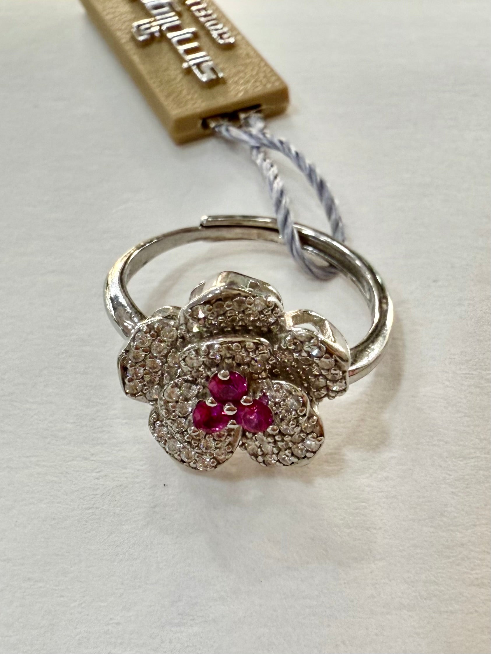 Anello Fiore in argento