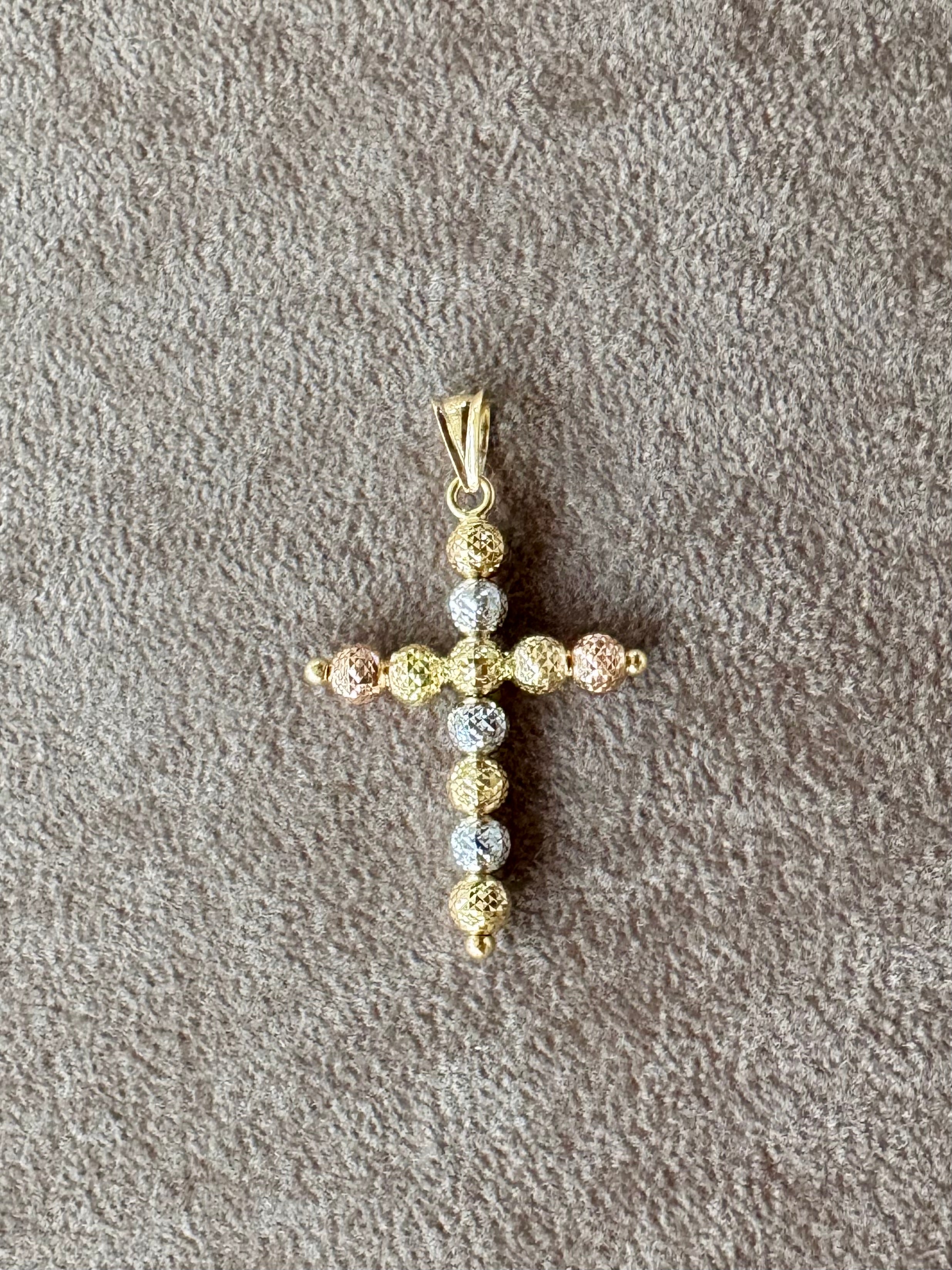 Collana con Croce Milleluci in Oro 18kt