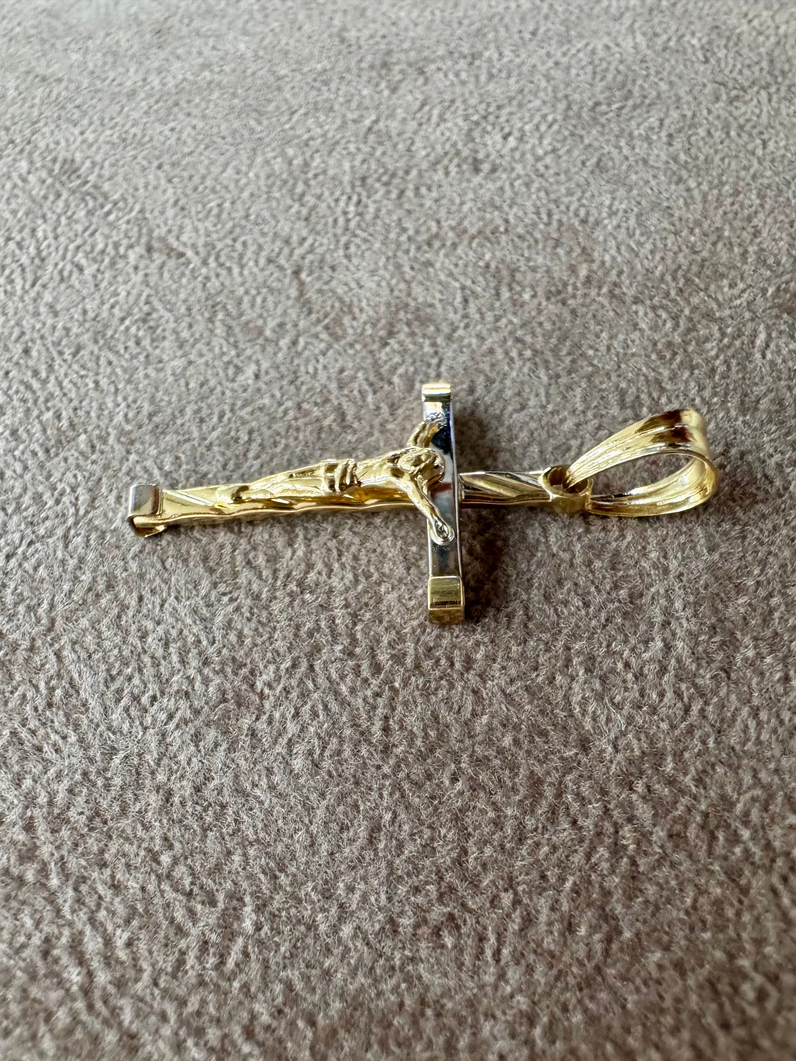 Ciondolo Croce in Oro 18kt