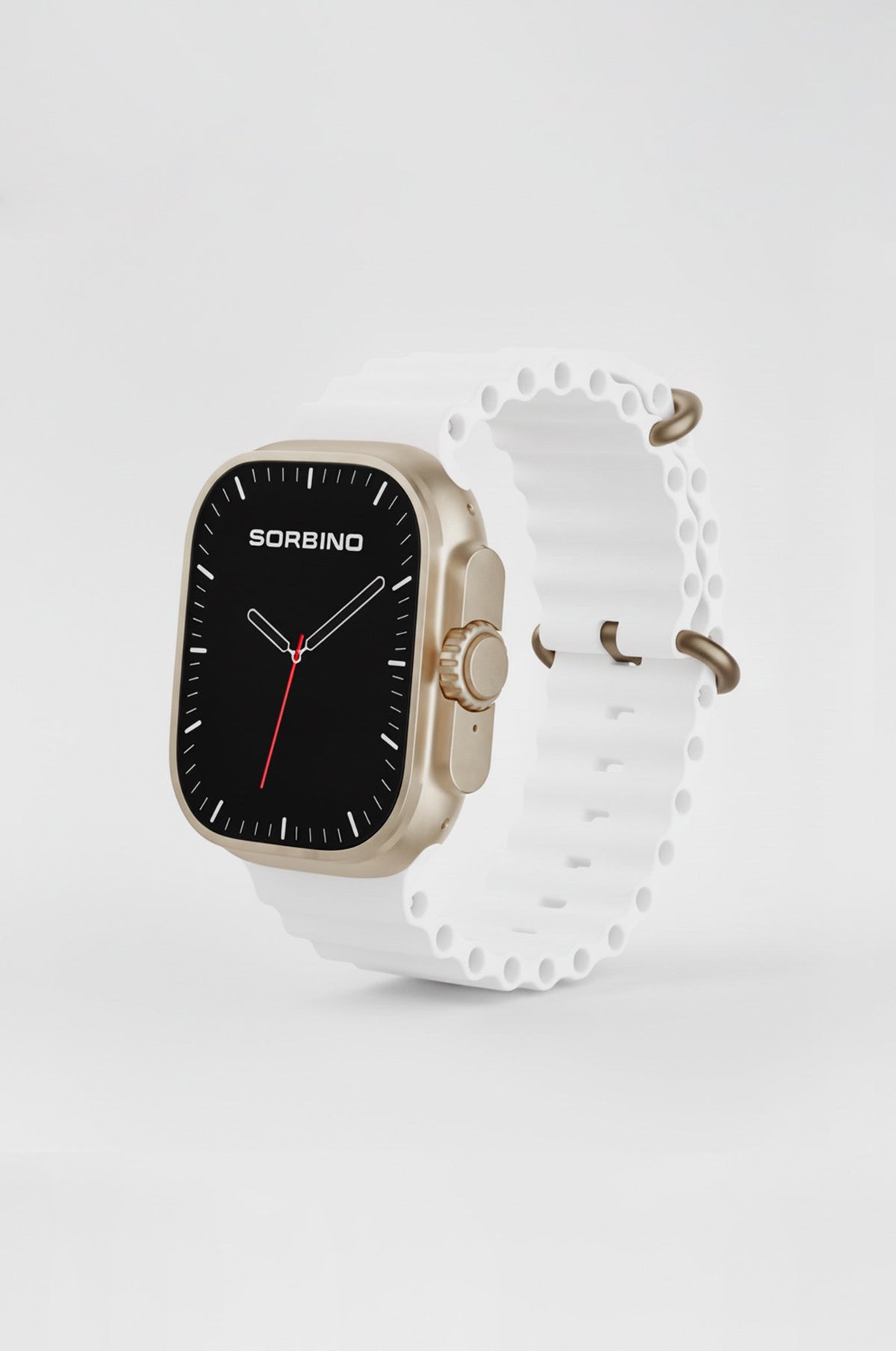 Sorbino Smartwatch & Pods 4.0 – smartwatch Gold con cinturino bianco