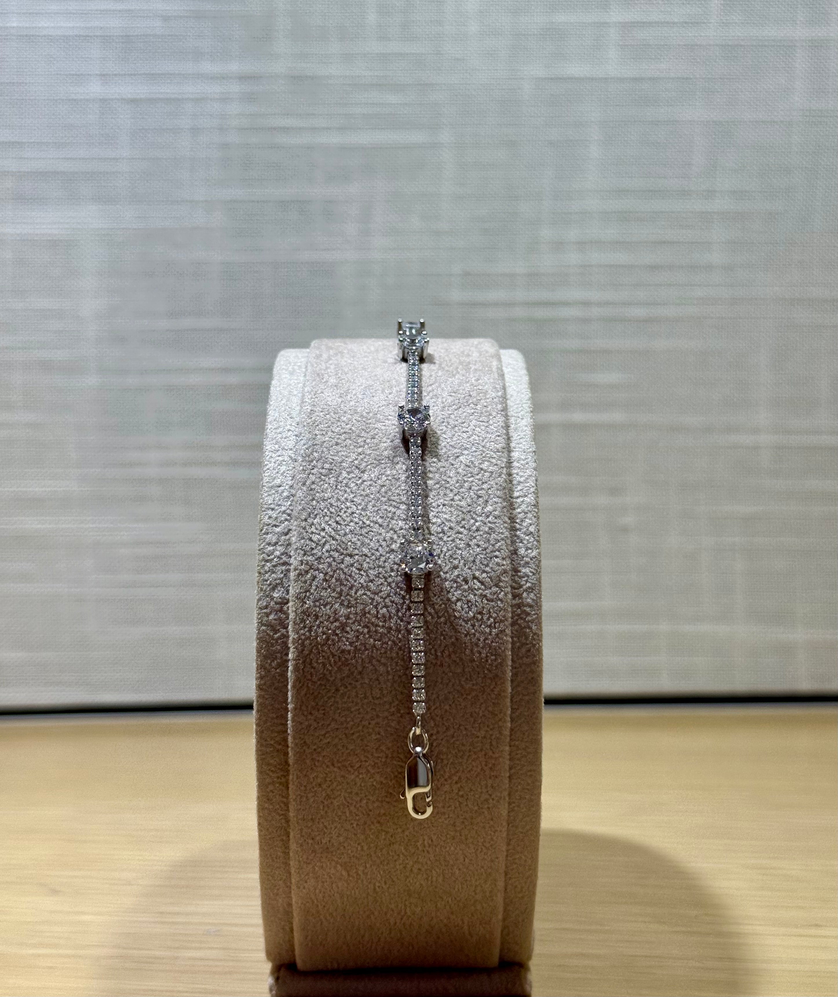 Bracciale con Brillantini in Argento