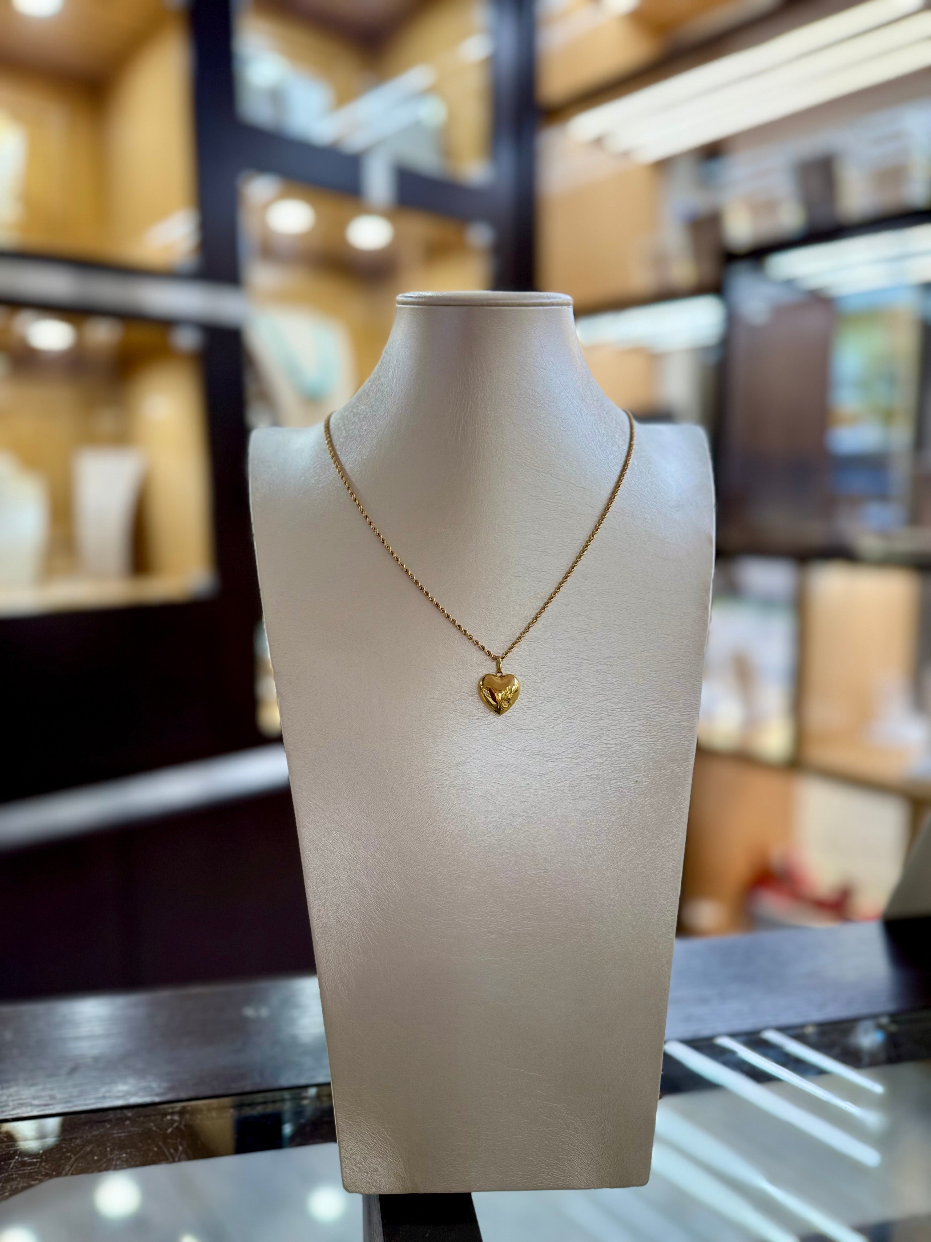 Collana Cuore Piccolo con Funetta