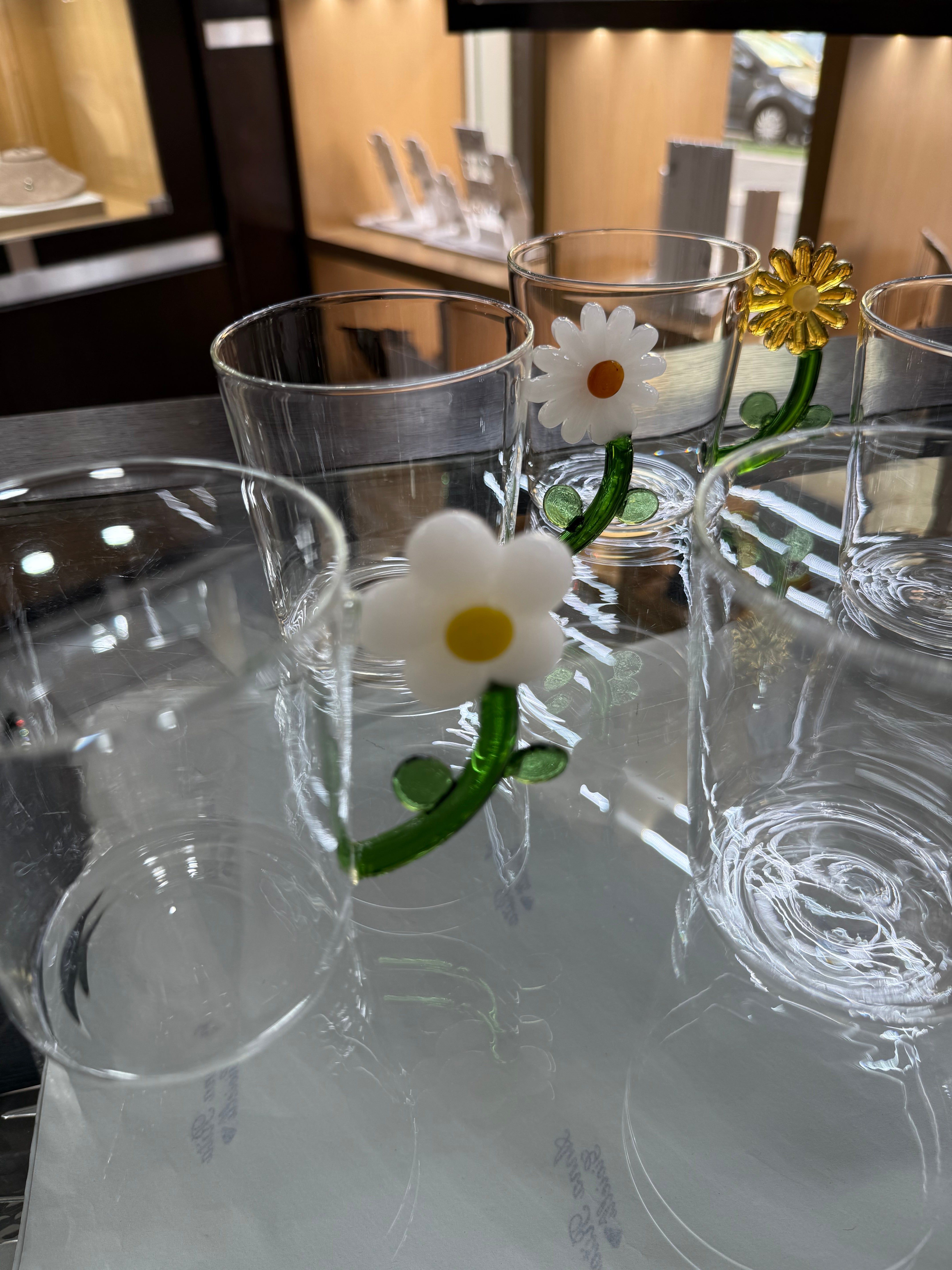 Set di bicchieri con Fiore (6)