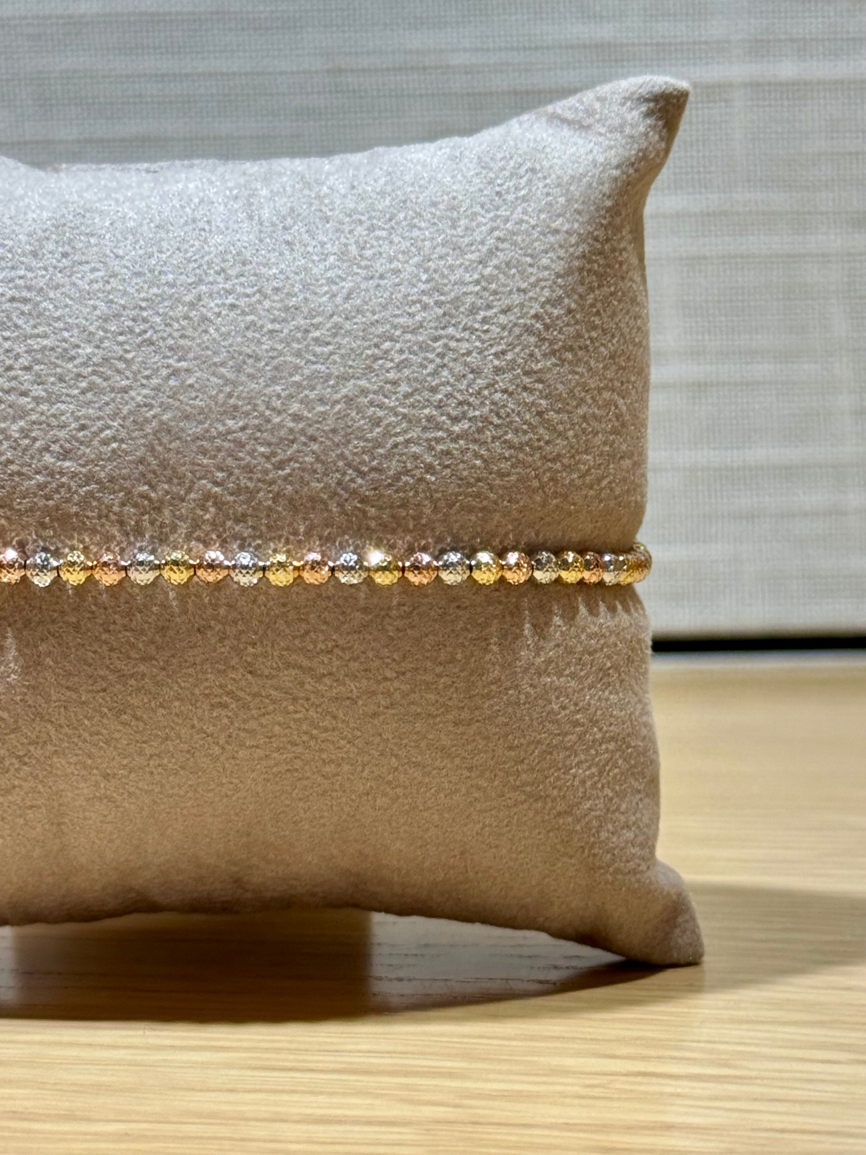 Bracciale Milleluci in Oro 18kt (oro giallo, bianco e rosa)