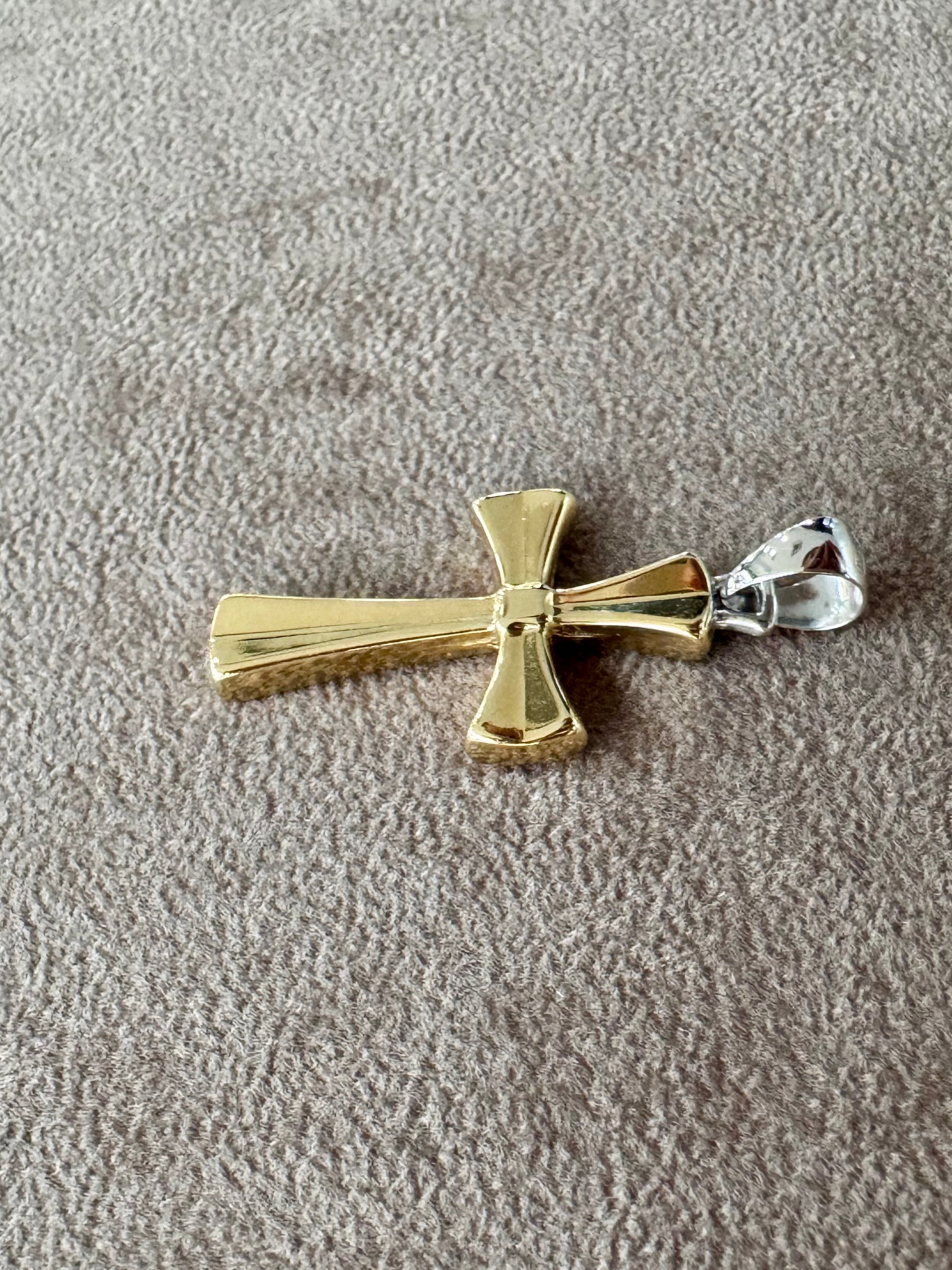 Ciondolo Croce in Oro 18kt