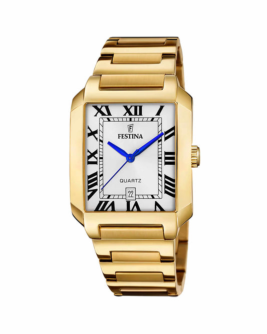 On the Square – Orologio bicolore da uomo