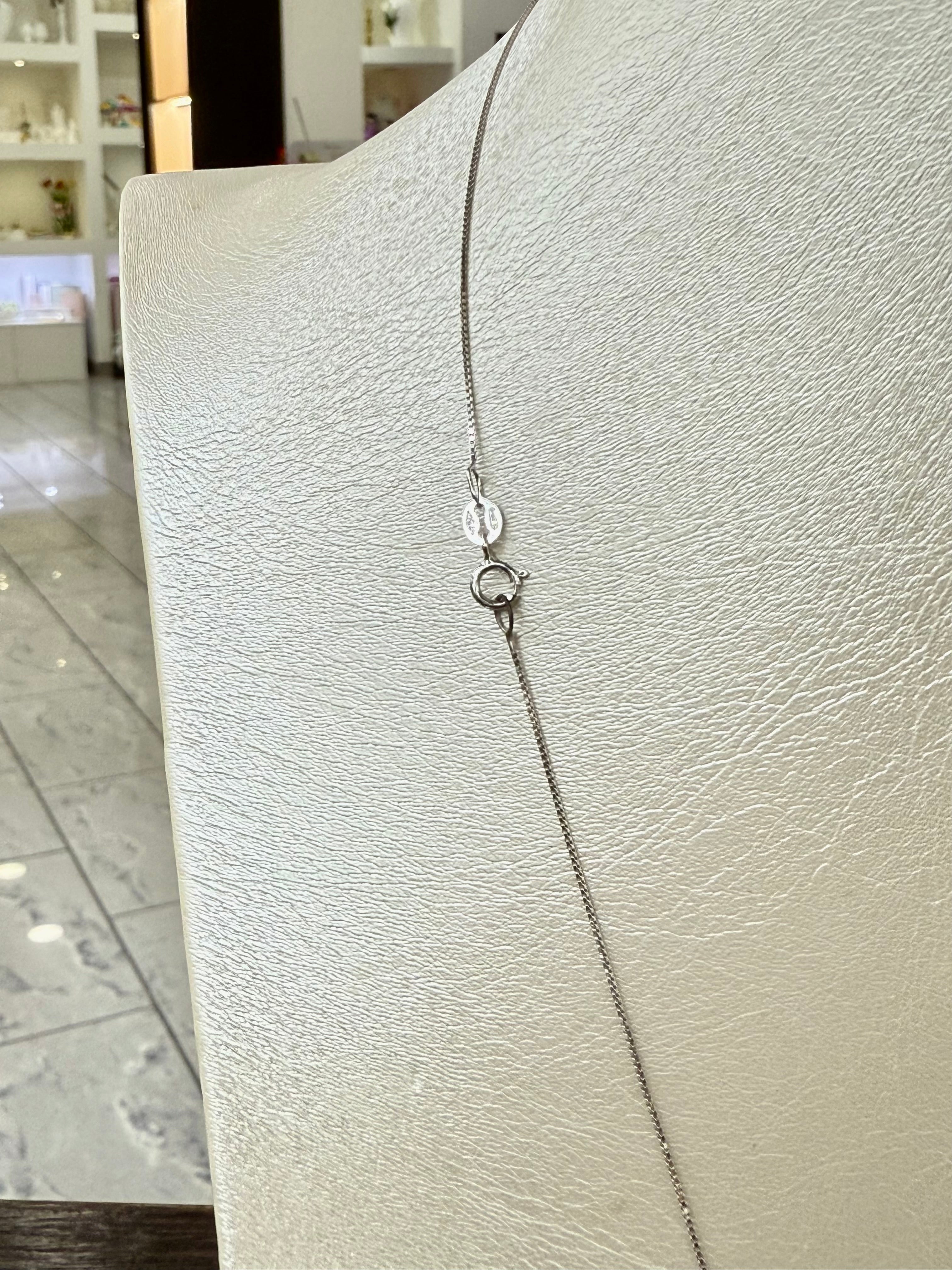 Collana in Oro 18kt con ciondolo a cuore con Diamanti