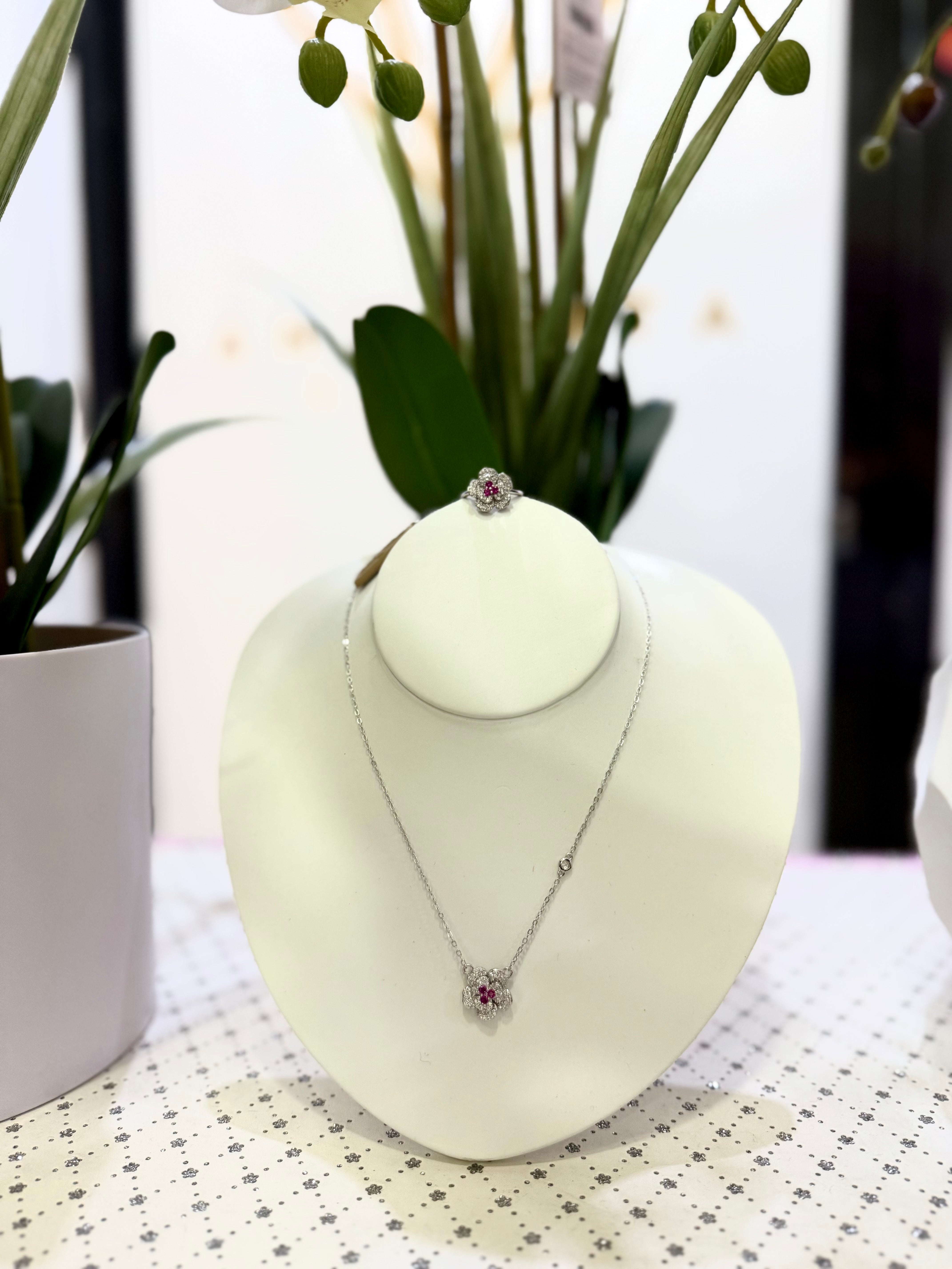 Collana Fiore in argento