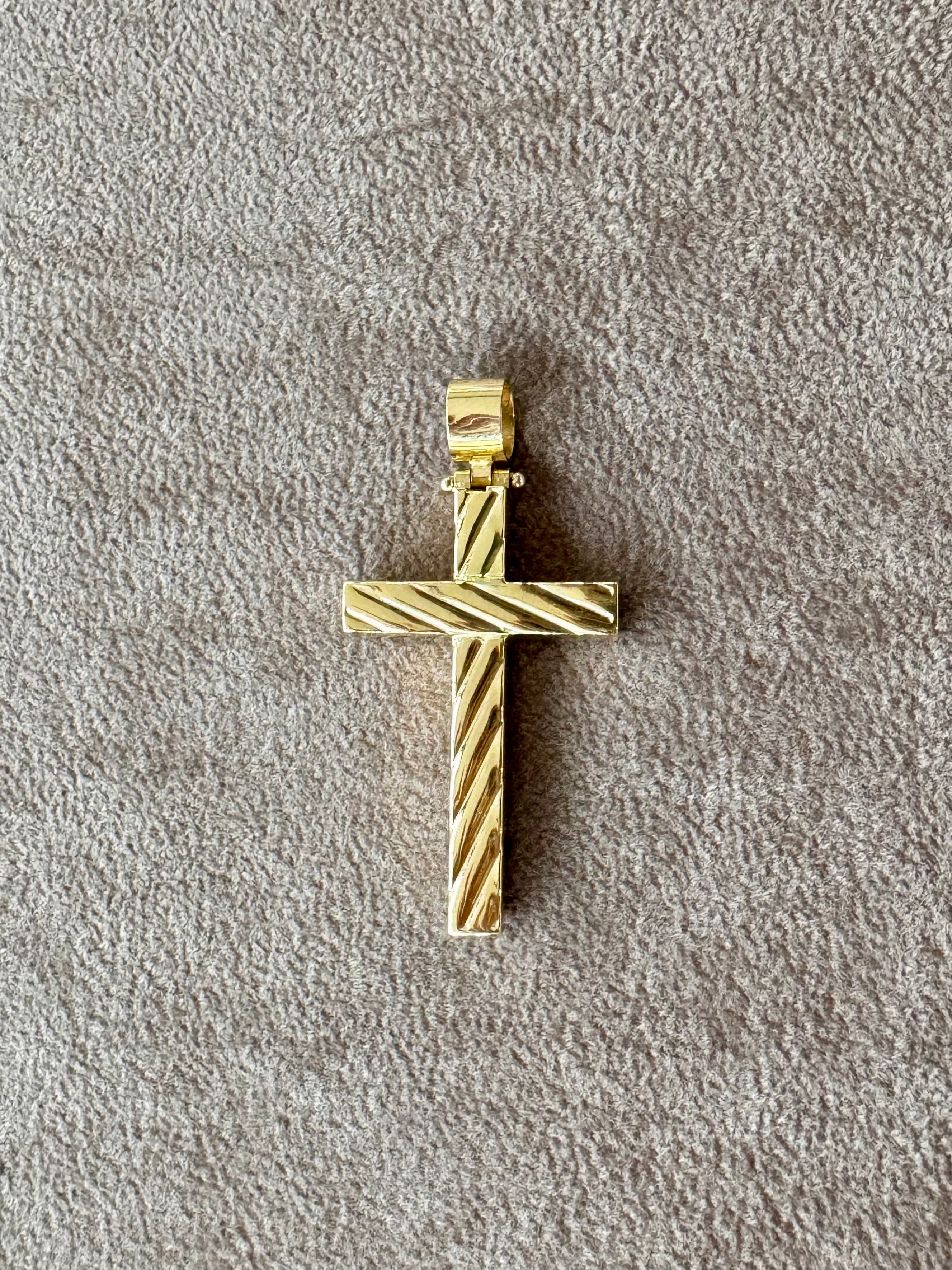 Collana con Croce in Oro 18kt