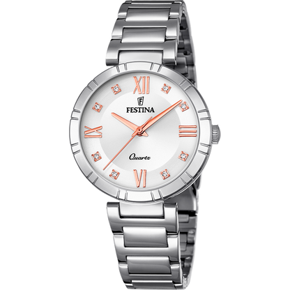 Orologio Festina F16936/B, vista del quadrante e del bracciale
