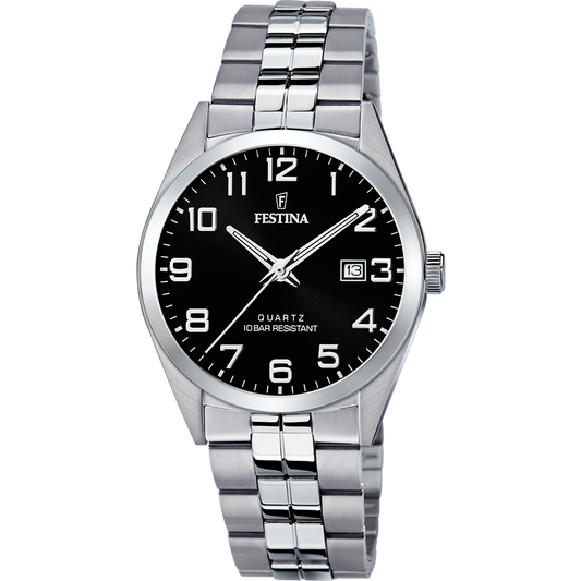 Classics – Orologio da uomo con quadrante nero