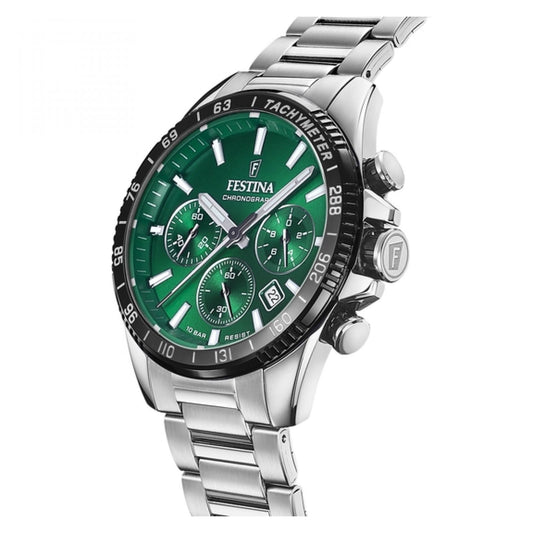 Timeless Chronograph – Orologio cronografo verde