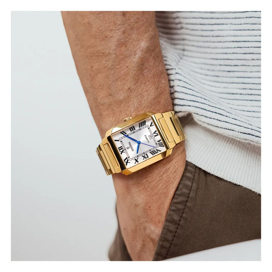 On the Square – Orologio bicolore da uomo