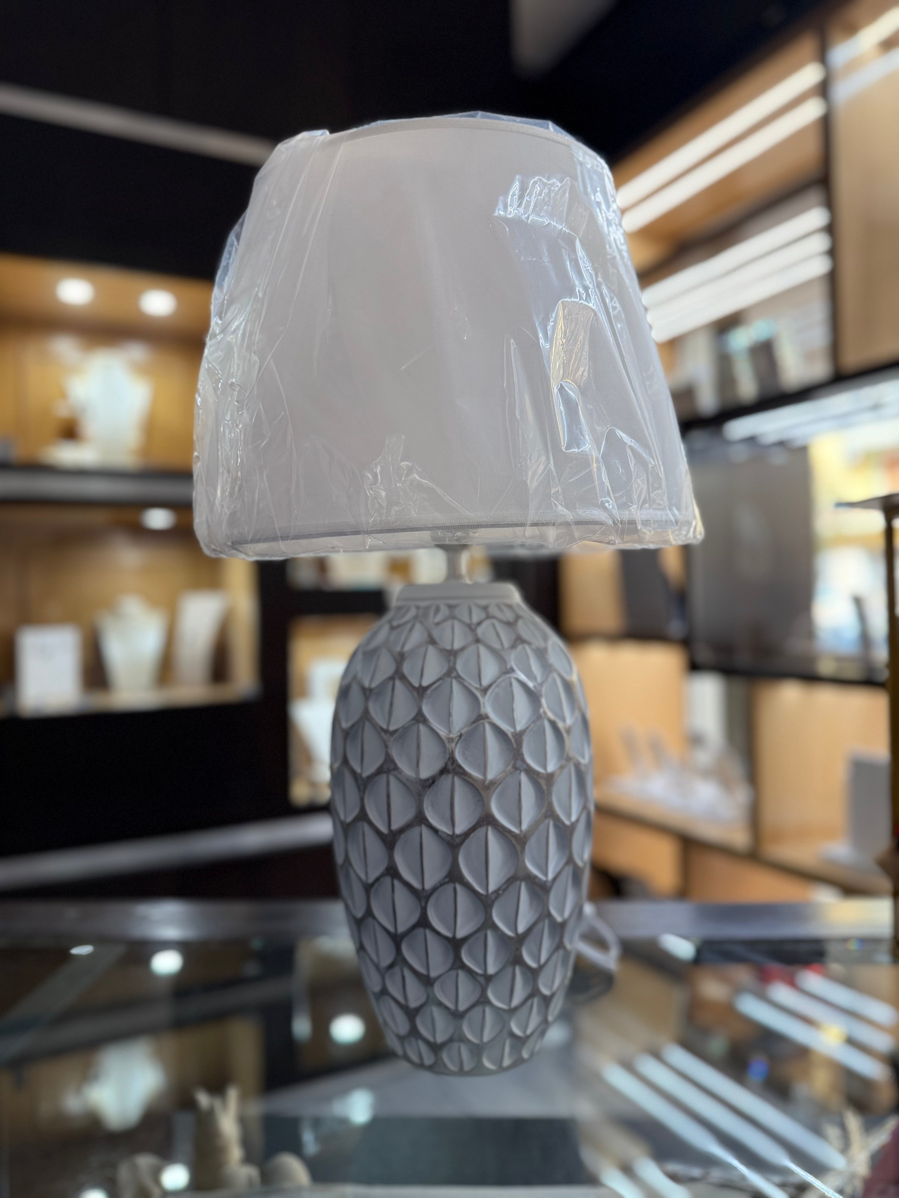 Lampada Bianca e Argento