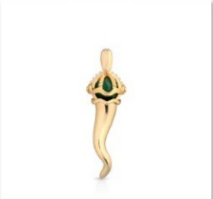 Gisel – Ciondolo decorativo verde – foto catalogo