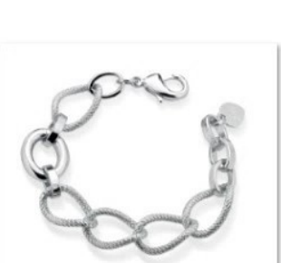 Gisel – Bracciale a maglie argentato – foto catalogo