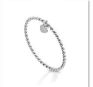 Gisel – Bracciale rigido argentato – foto catalogo