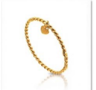 Gisel – Bracciale a maglie dorato – foto catalogo