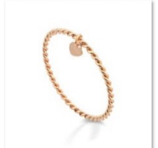 Gisel – Bracciale a maglie rosé – foto catalogo