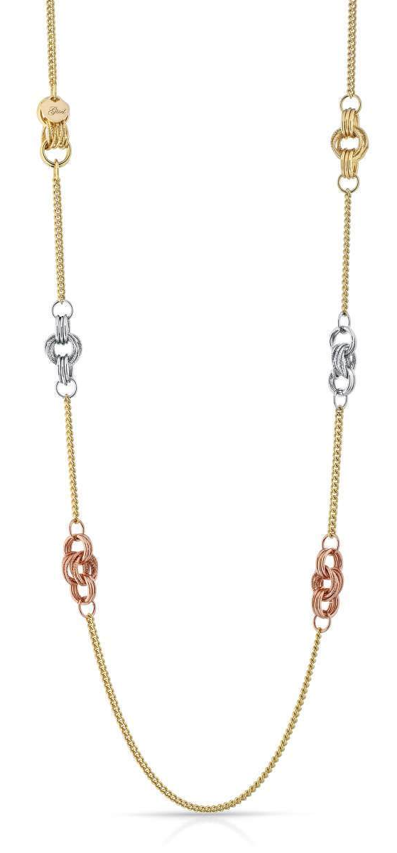 LAB – Collana lunga con maglie e tre finiture