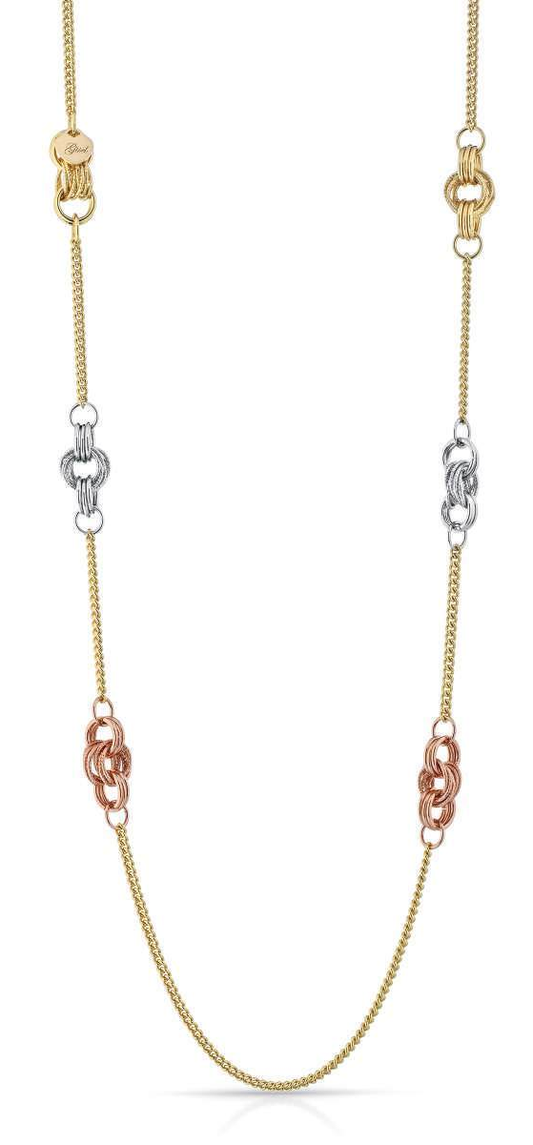 LAB – Collana lunga con maglie e tre finiture