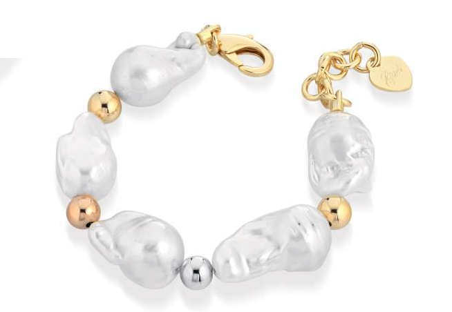 Gisel – Bracciale con perle barocche