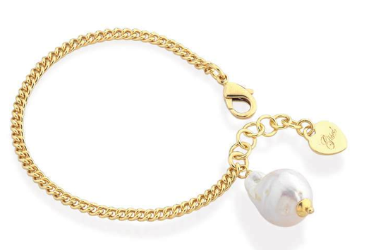Gisel – Bracciale con pendente bianco