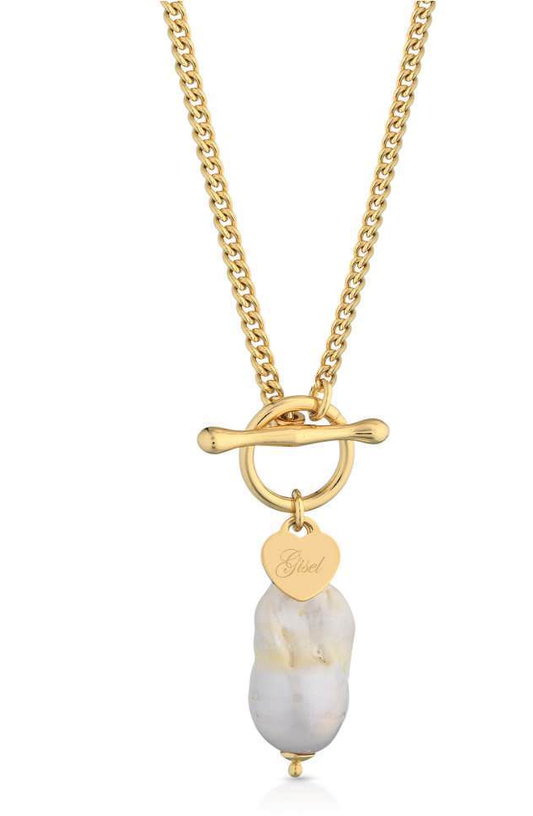 Gisel – Collana con pendente bianco