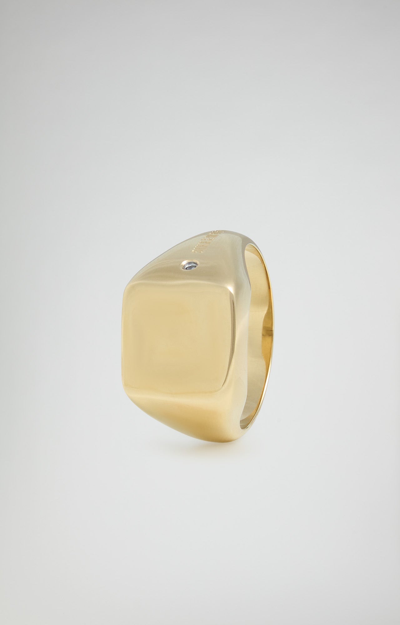 Collana Bracciale e Anello Bikkemberg Acciaio Dorato e Diamanti Da Ct 0.01