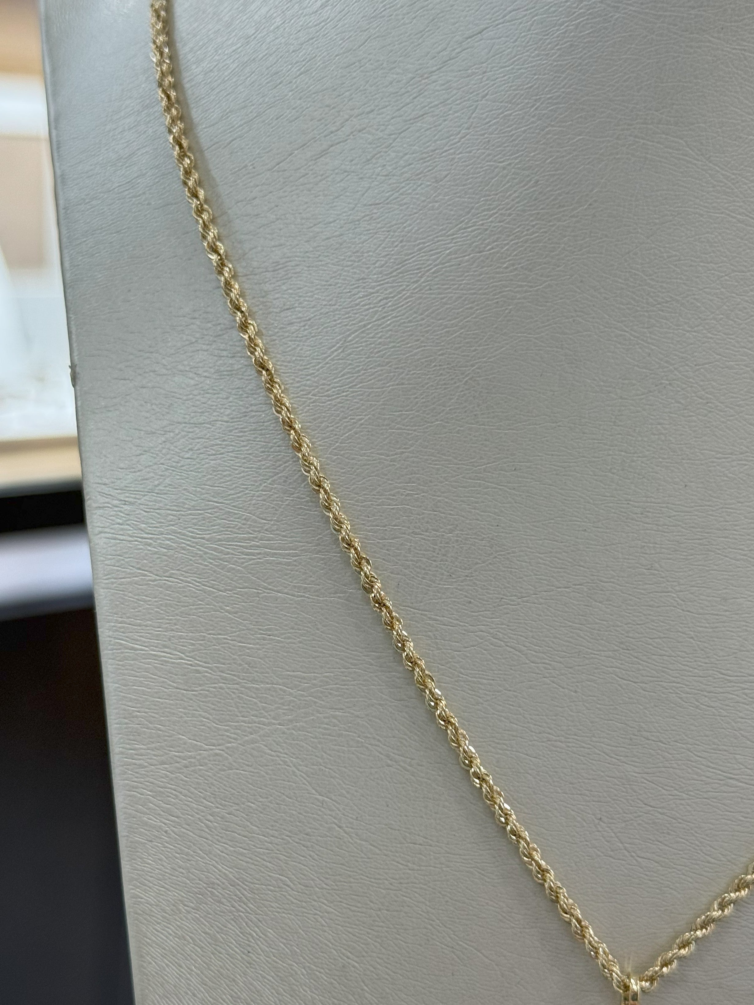 Collana Funetta Con Ciondolo Crocifisso in Oro 18Kt