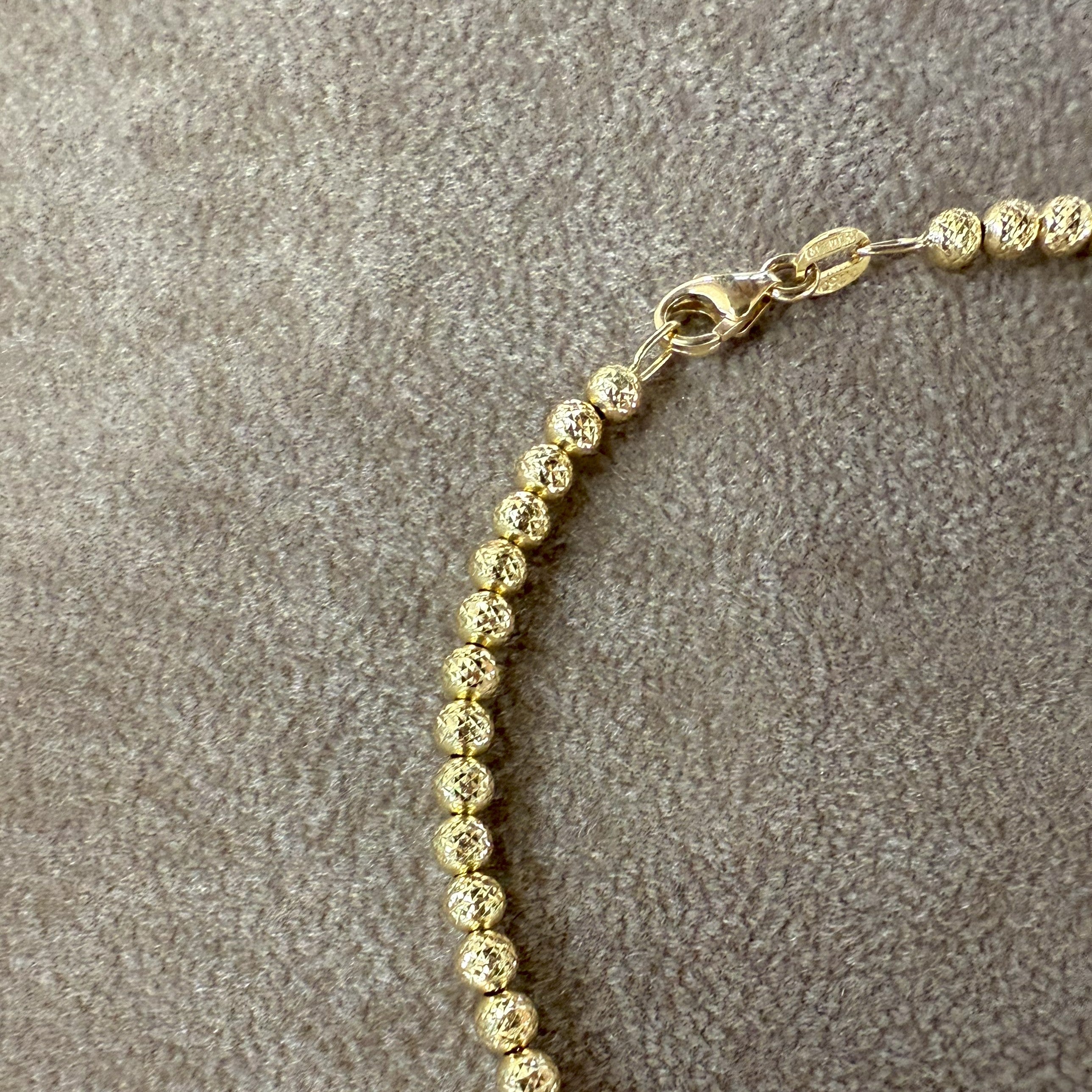 Bracciale in Oro 18 Kt Con Sferette Martellate
