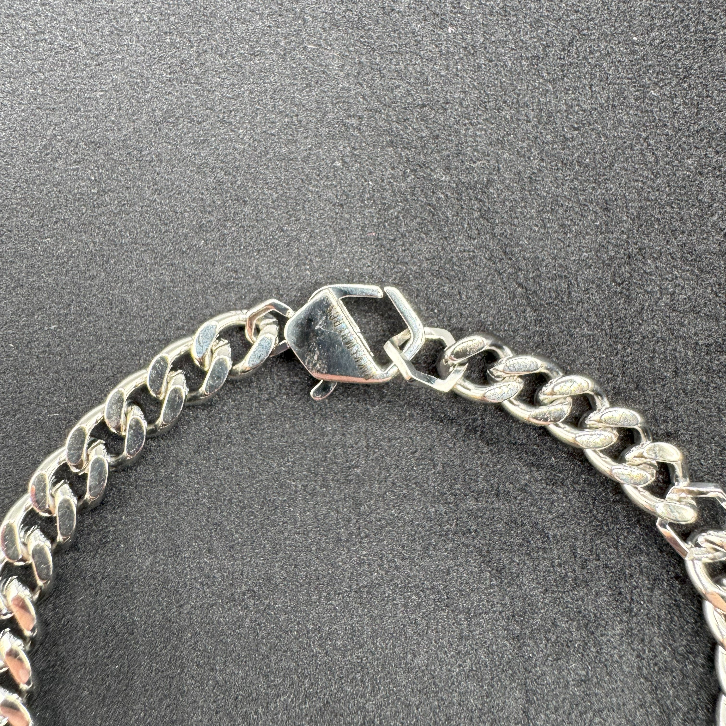 Bracciale Bikkembergs In Acciaio e Diamanti Neri 0,52 Ct