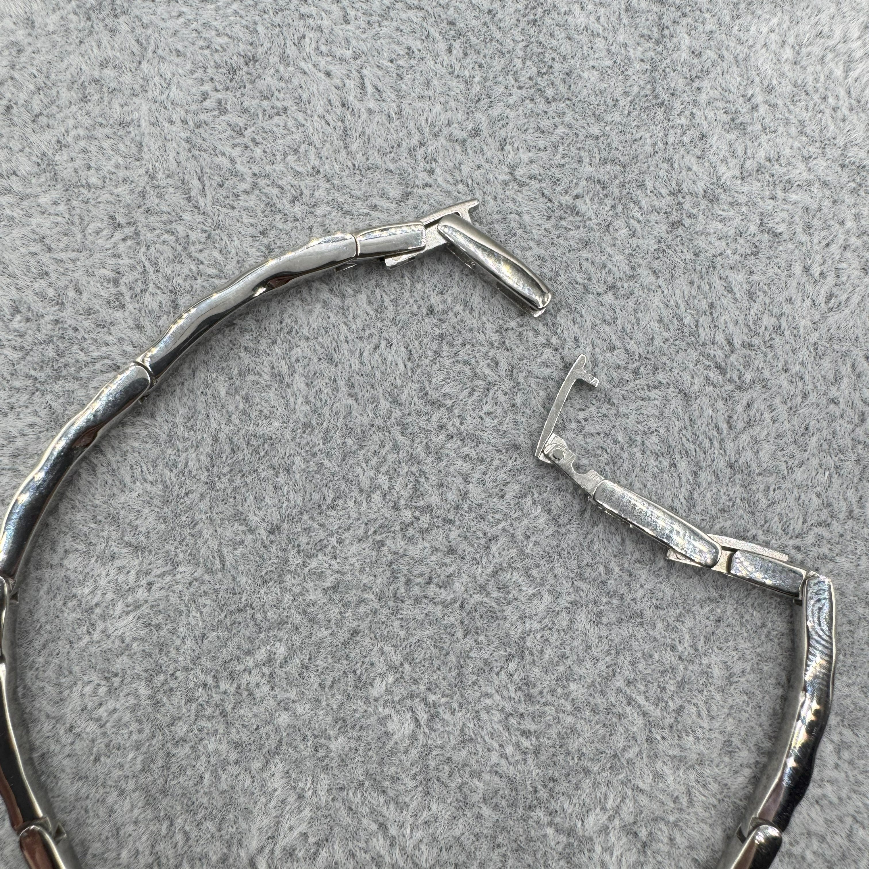 Bracciale Bikkembergs In Acciaio e Diamanti Neri 0,24 Ct