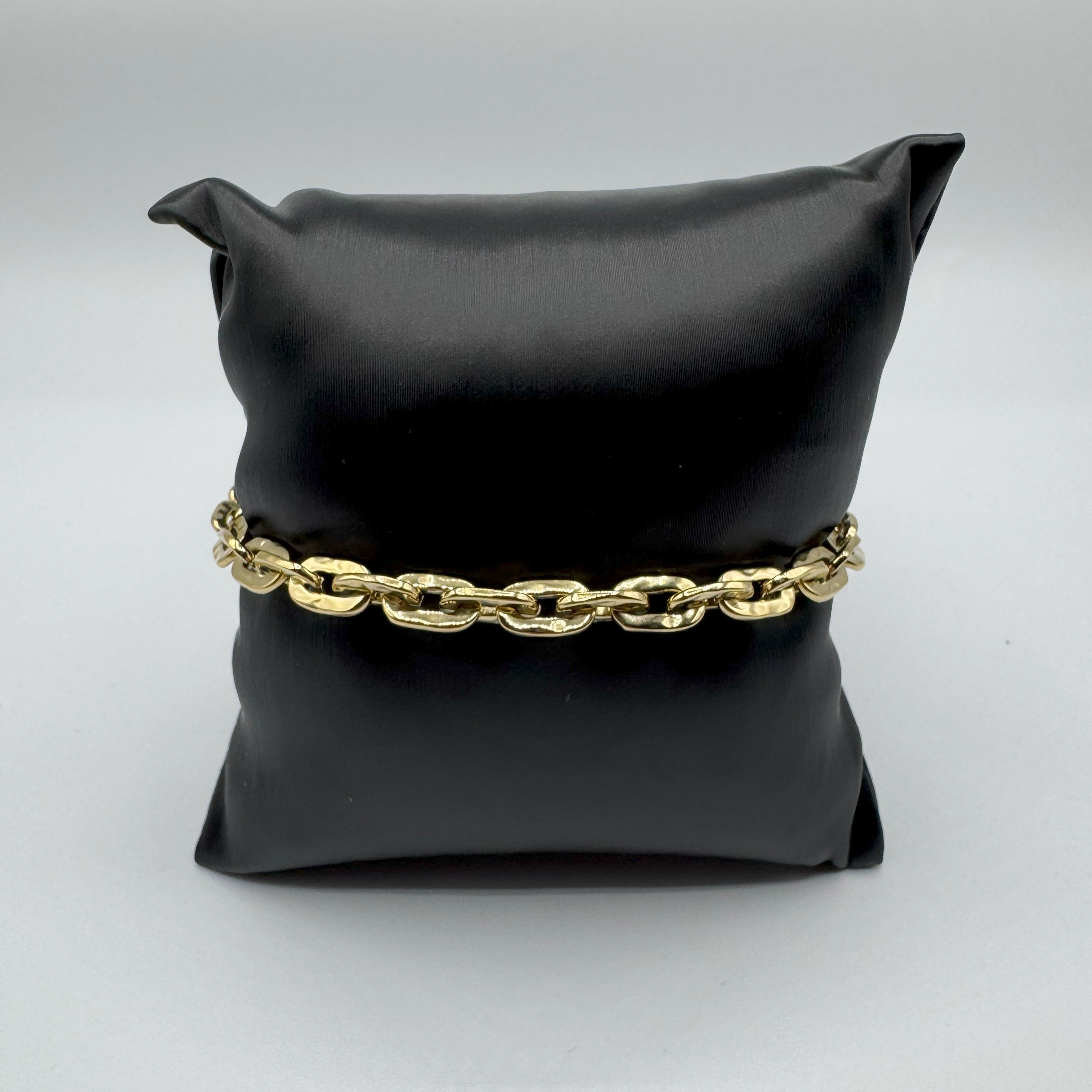 Bracciale Bikkembergs In Acciao Dorato Con Diamante Nero Da 0,01Ct