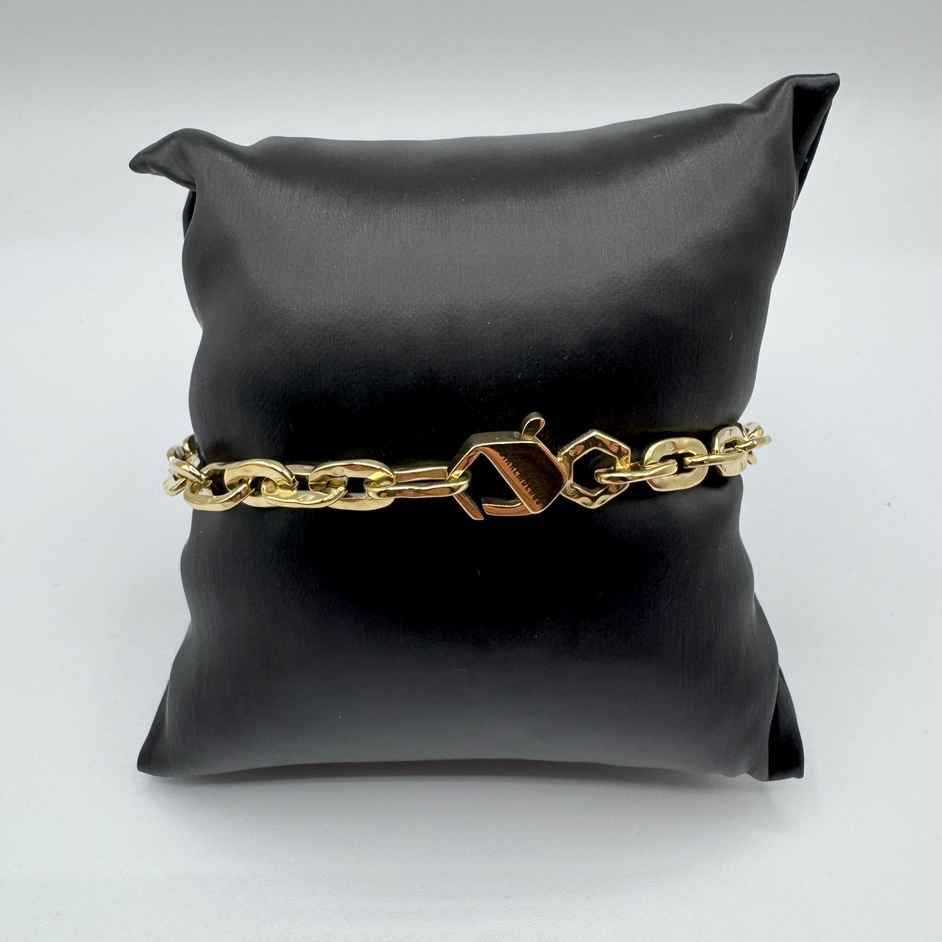 Bracciale Bikkembergs In Acciao Dorato Con Diamante Nero Da 0,01Ct